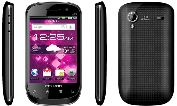 Full Phone Specifications of CelKon A95